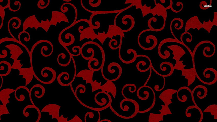 Wzór nietoperza - wzór świąteczny, halloweenowy Tapeta HD
