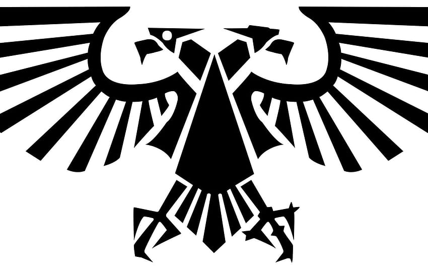 Warhammer 40000, Two Headed Eagle, Imperial Eagle For , Section минимализм, Eagle Minimalist HD wallpaper
