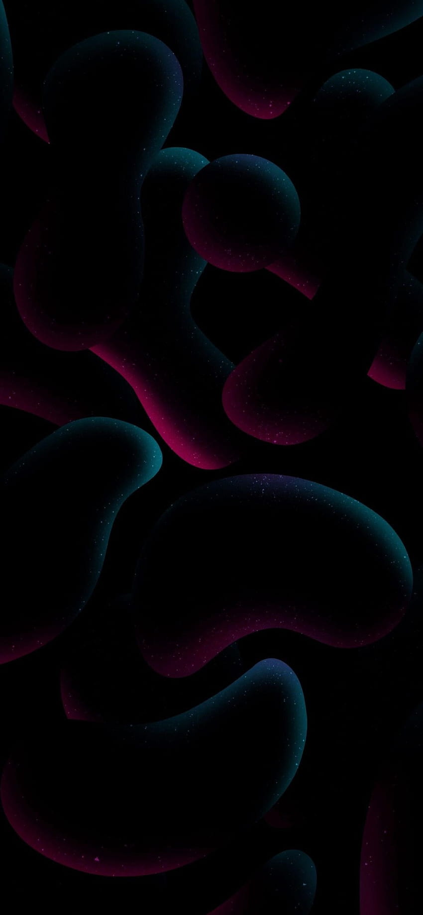 Neonowa czerń abstrakcyjna - dla technologii, ciemna czerń abstrakcyjna Tapeta na telefon HD