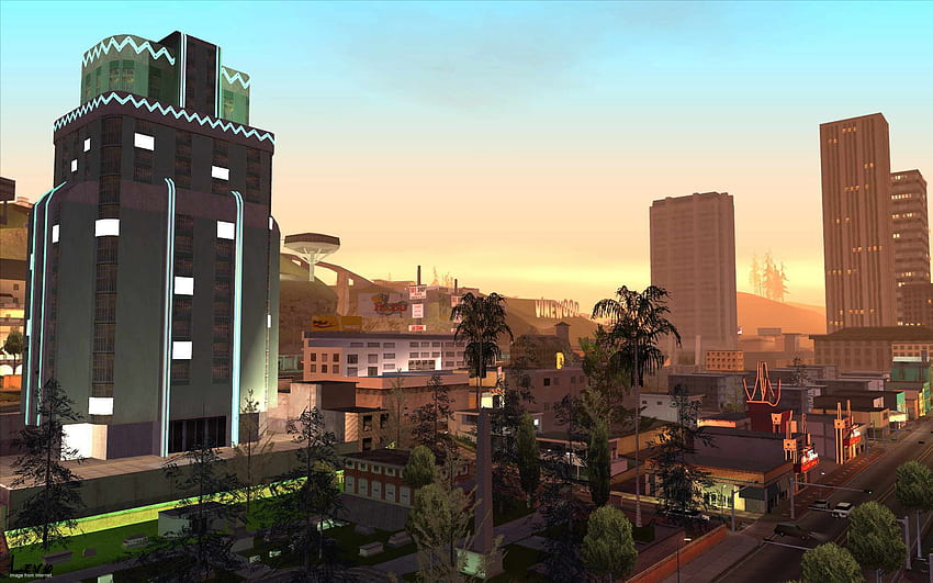 Title Video Game Grand Theft Auto - Gta San Andreas City - - HD wallpaper