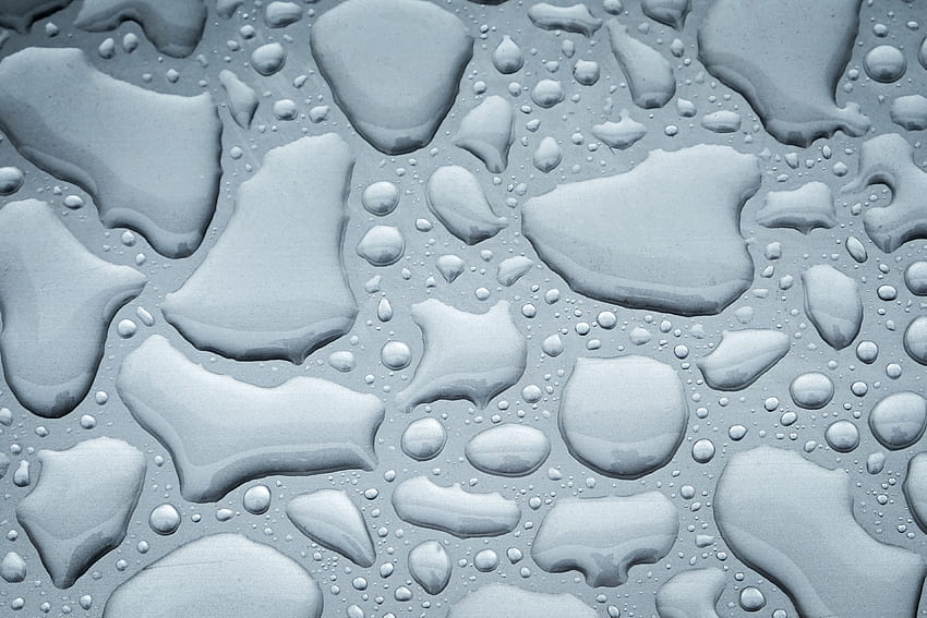 Drops, Macro, Close-Up, Surface HD wallpaper