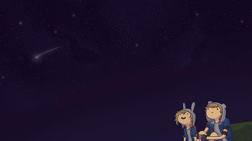 Adventure Time, Finn et Fionna observent les étoiles. Temps de l'aventure Fond d'écran HD