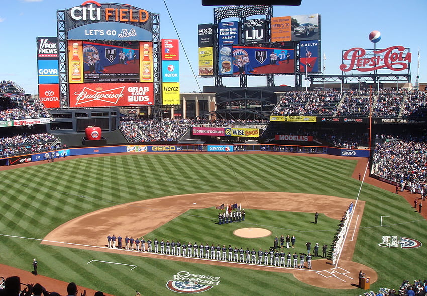 Citi Field der New York Mets. MLB-Baseball HD-Hintergrundbild