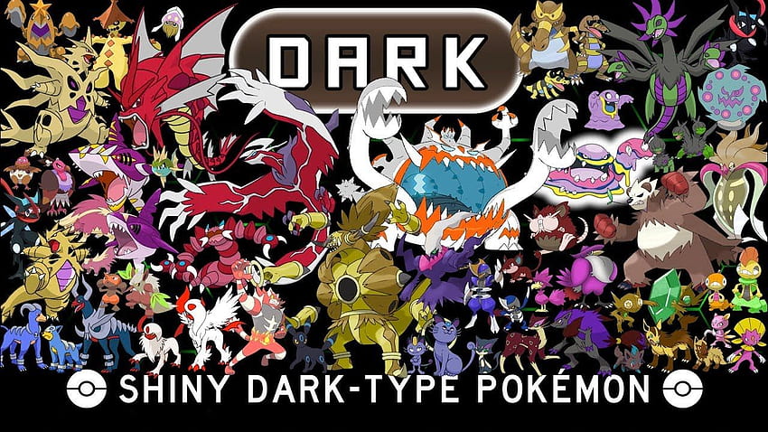 ◓ Pokémon do tipo Sombrio — Dark type