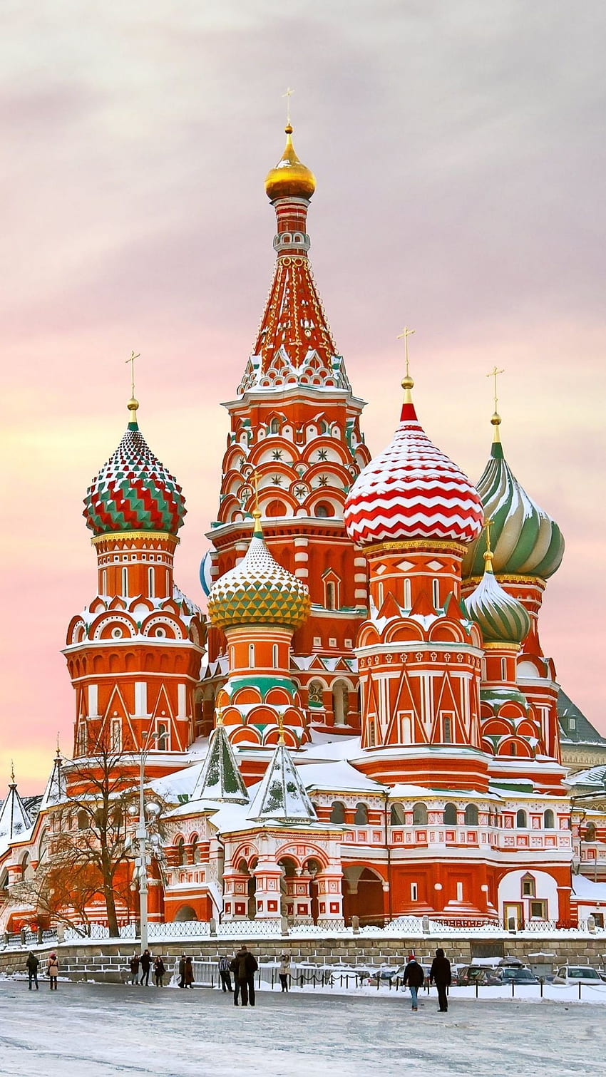 Moscow Kremlin, Russia - Colorful. t HD phone wallpaper