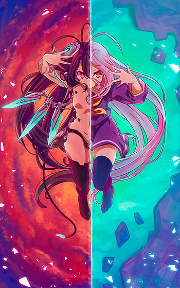 Wallpaper magic, characters, blue hair, yellow hair, bombski, No game no  life, No Game No Life : Zero, Shuvi for mobile and desktop, section сёнэн,  resolution 1920x1200 - download