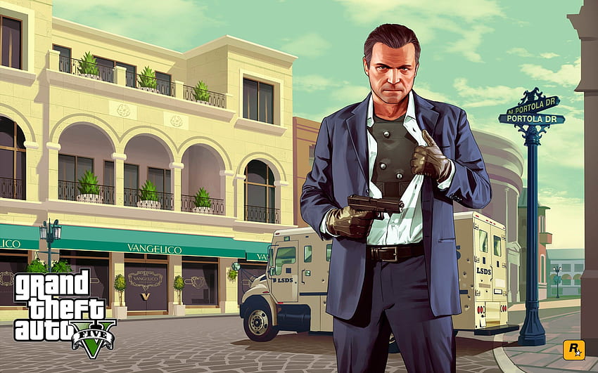 Opere d'arte di GTA V - Opere d'arte di Grand Theft Auto V e Rich GTA 5 Sfondo HD