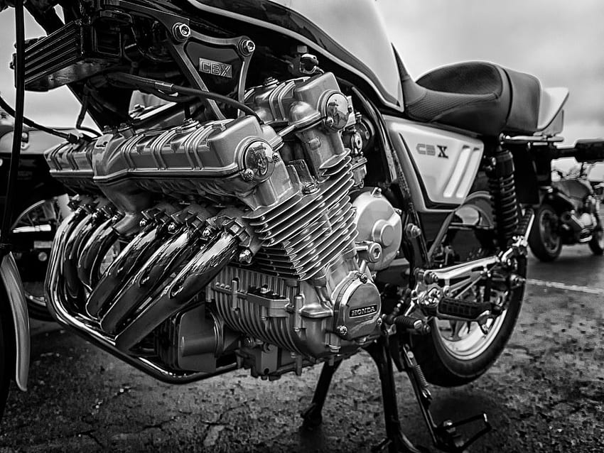 Honda CBX au salon de la moto japonaise vintage. Un millésime Ho Fond d'écran HD