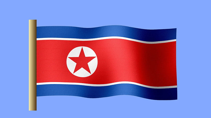 Флаг на Северна Корея, корейски флаг HD тапет
