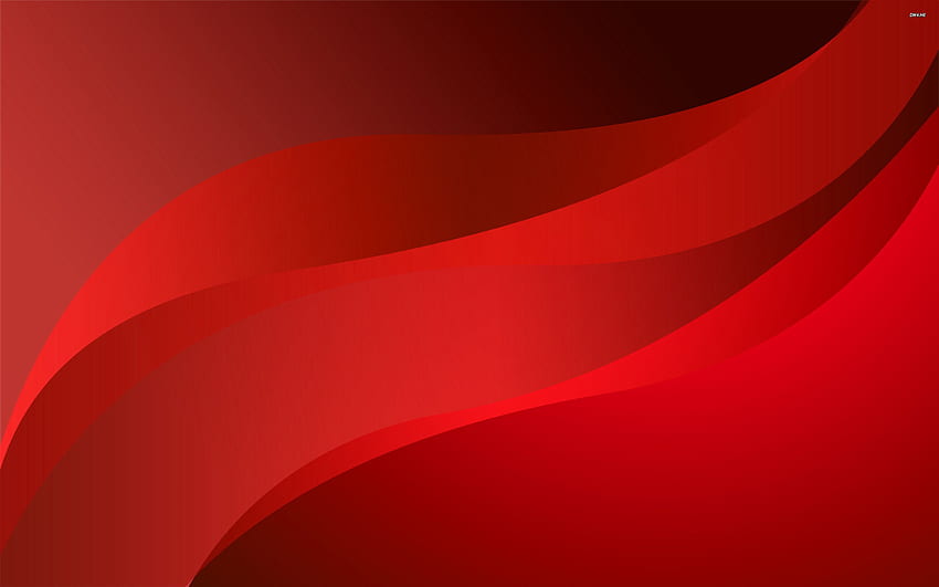 Red Background, Red and Gold Abstract HD wallpaper