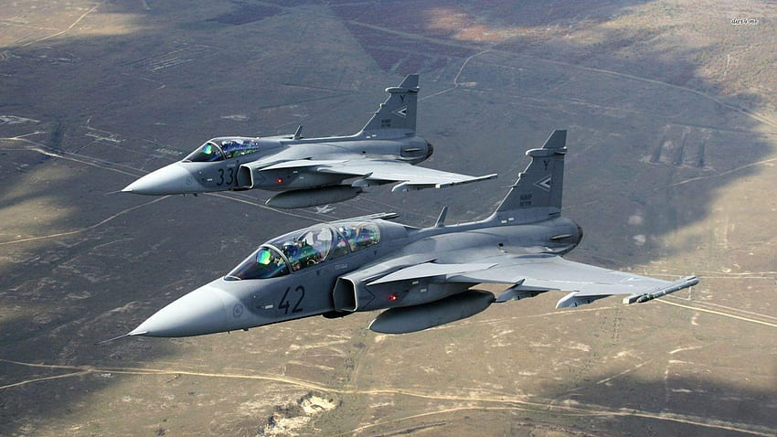 Saab JAS 39 Gripen HD-Hintergrundbild