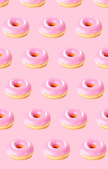 Top 95+ imagen pink donut background - Thpthoanghoatham.edu.vn