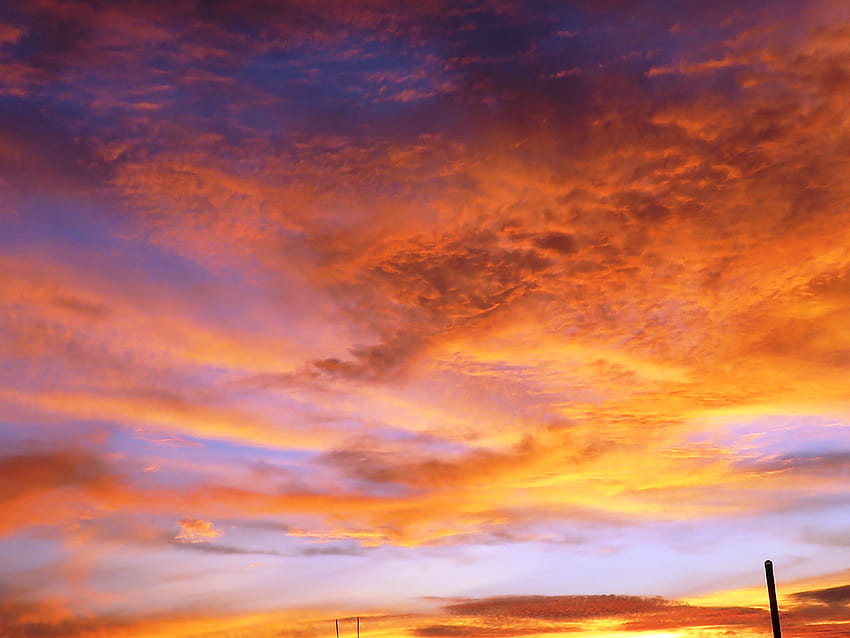 Nature, Sunset, Sky, Clouds HD wallpaper