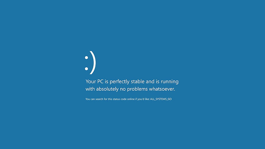 หน้าจอสีน้ำเงินแห่งความตาย Microsoft Windows สร้างแรงบันดาลใจ วอลล์เปเปอร์ HD