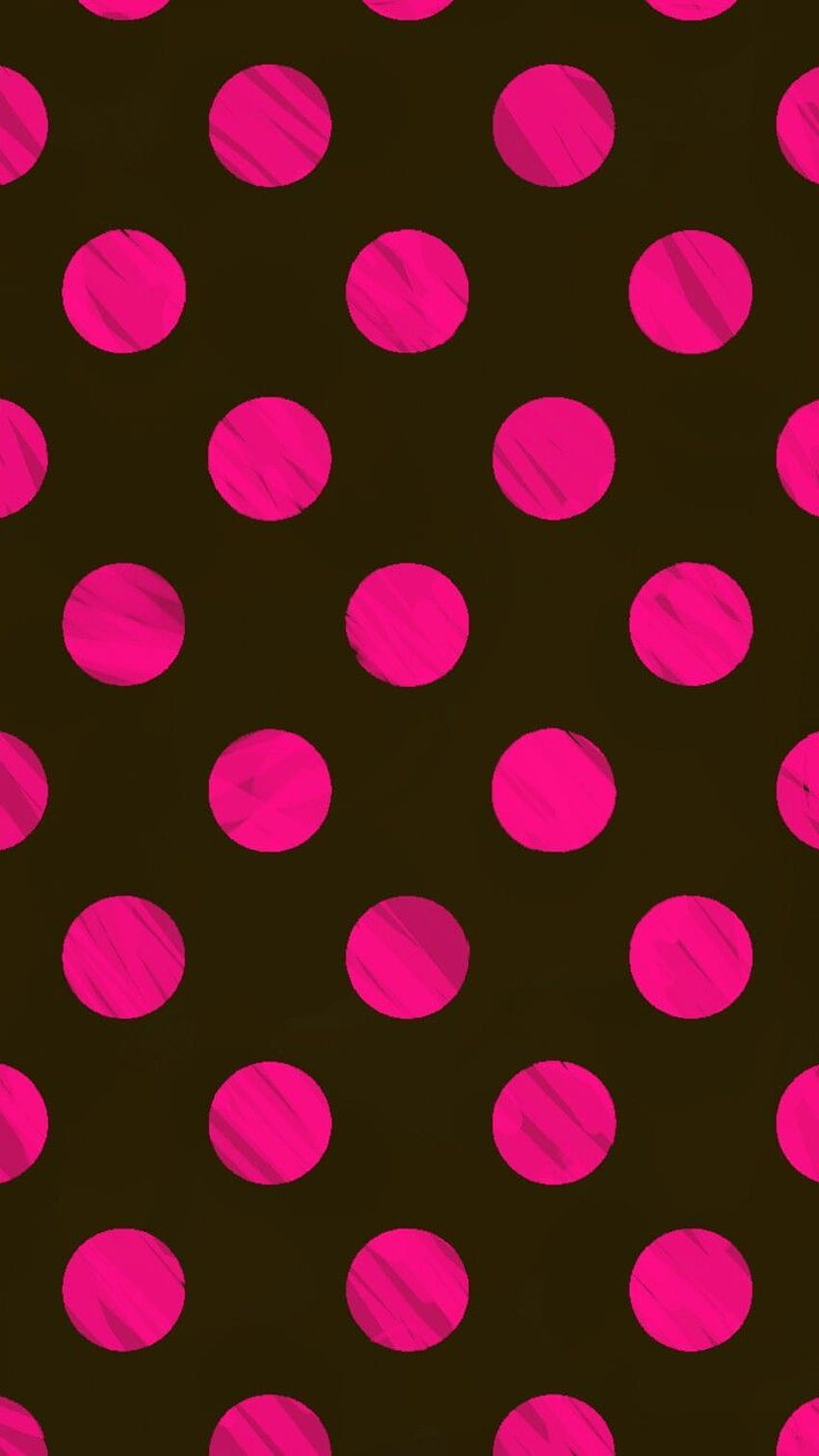 Bintik-bintik merah muda. Polka dots, pink cute, Pink polka dots, Pink and Brown wallpaper ponsel HD