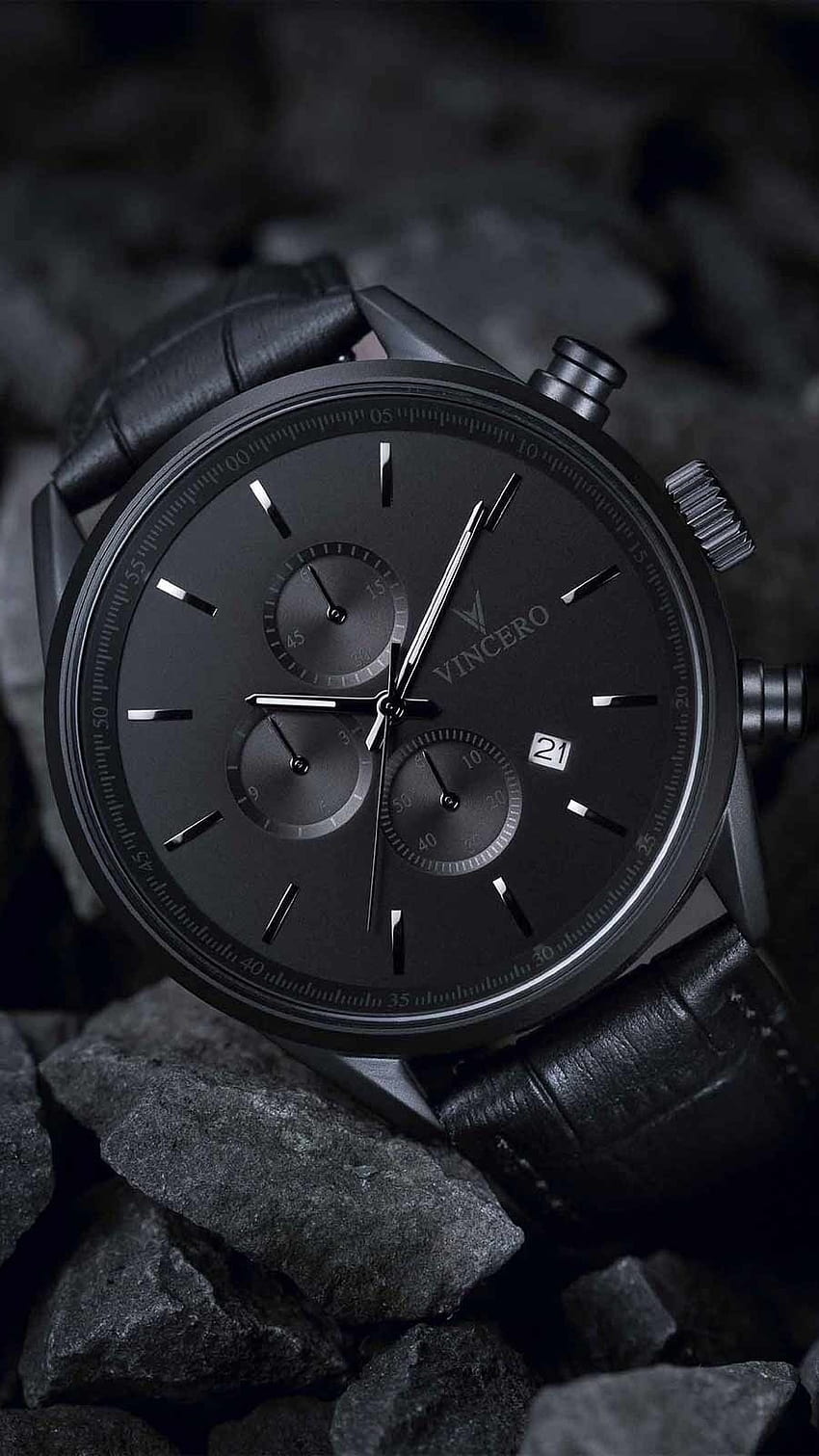 Maate Black, zegarek na rękę Tapeta na telefon HD
