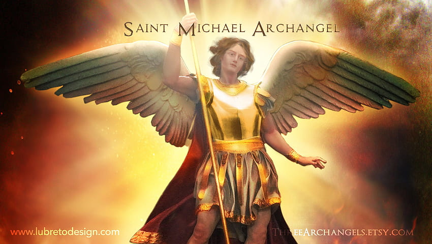 Angel Michael, Saint Michael HD wallpaper