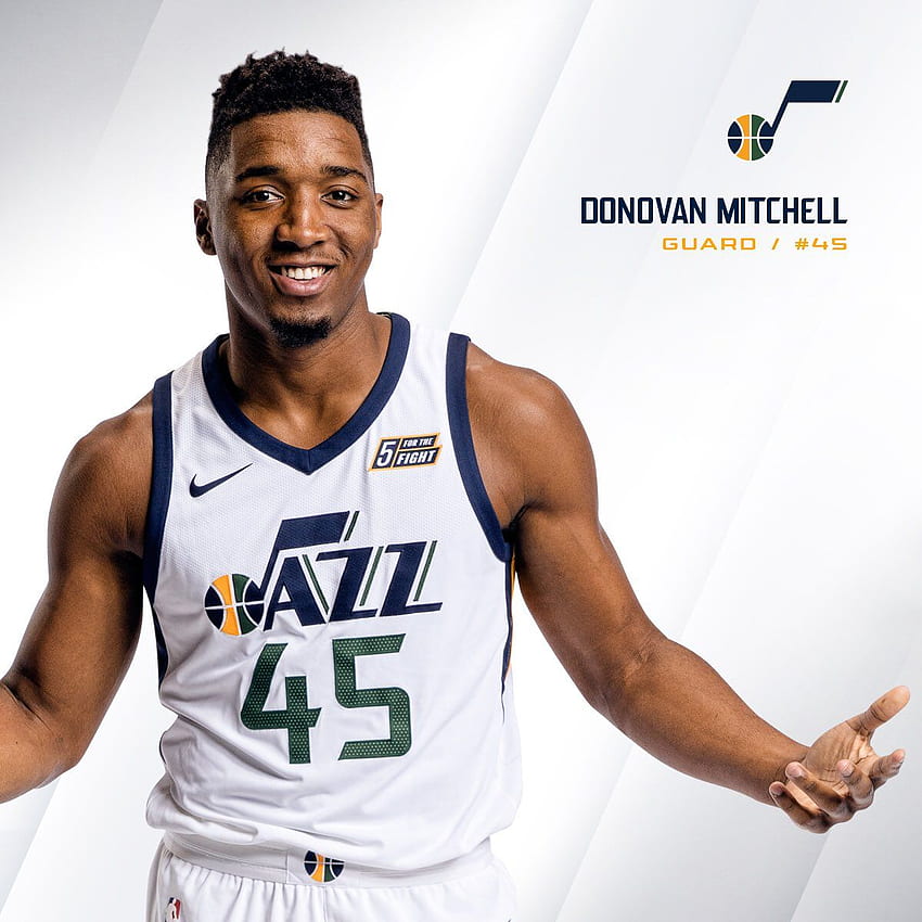 Utah Jazz - Donovan Mitchell, from Greenwich, CT HD phone wallpaper