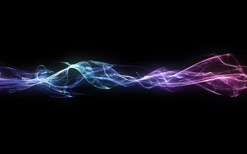 Abstract Neon Smoke, Cool Neon Abstract HD wallpaper