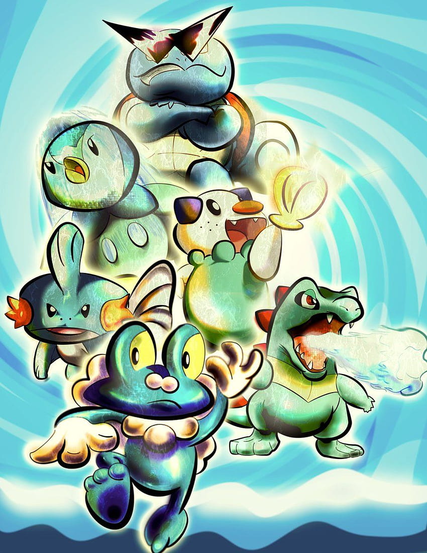 Pokemon- Water Starters, All Water Pokemon HD phone wallpaper