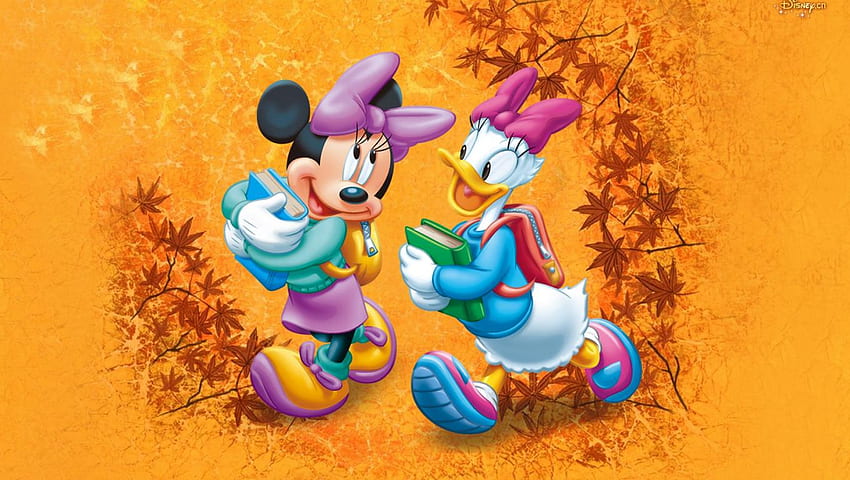 Mickey Mouse Autumn - Minnie Mouse and Daisy Duck, Minnie Mouse Disney HD wallpaper