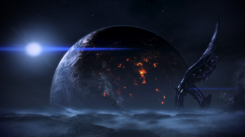 Mass Effect, Reapers / dan Mobile Background Wallpaper HD