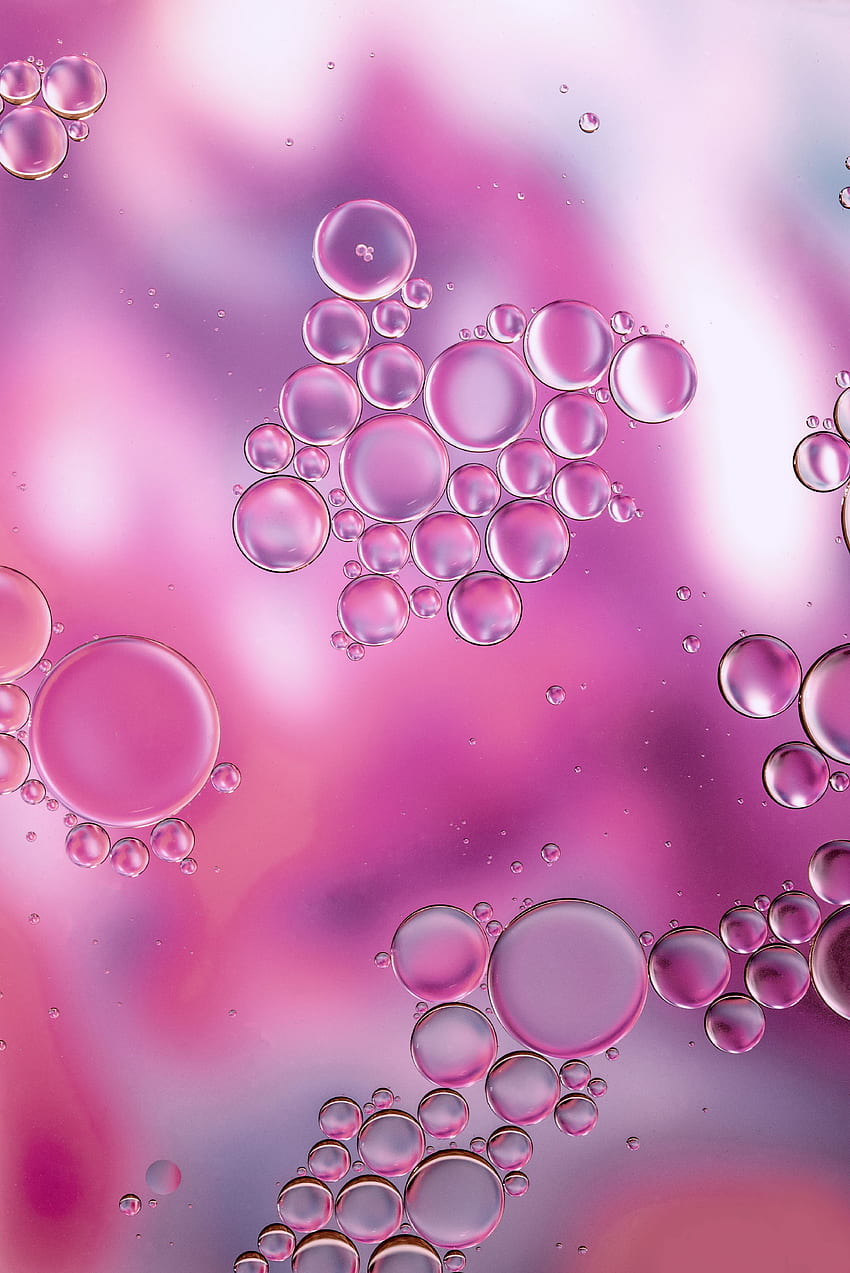 Bubbles, Transparent, Macro, Liquid HD phone wallpaper