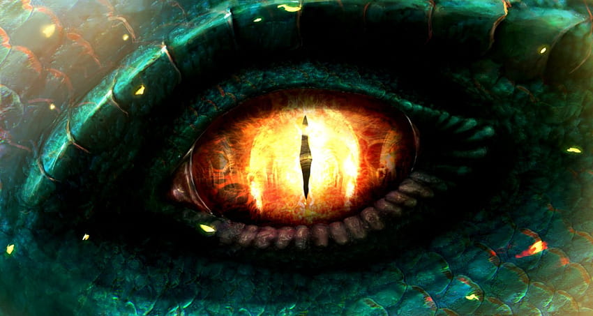 Dragon Eye . Collections, Green Dragon Eye HD wallpaper