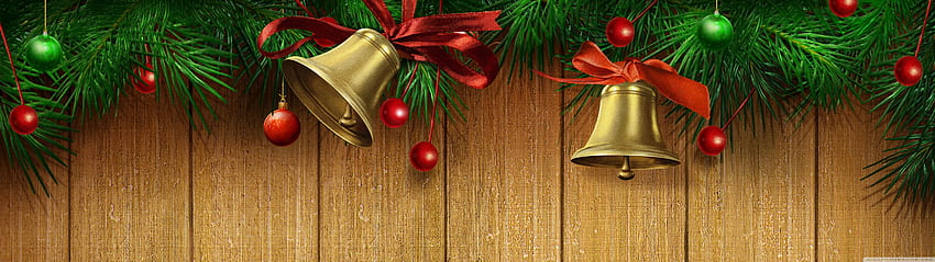 Natal Untuk Monitor Ganda, Natal 5120x1440 Wallpaper HD