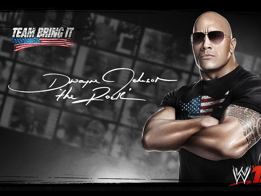 WWE The Rock For, Dwayne Johnson Rock HD wallpaper
