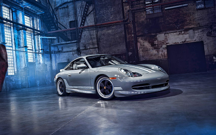 2022, Porsche 911 Classic Club Coupe, , front view, exterior, gray Porsche 911, german sports cars, Porsche HD wallpaper