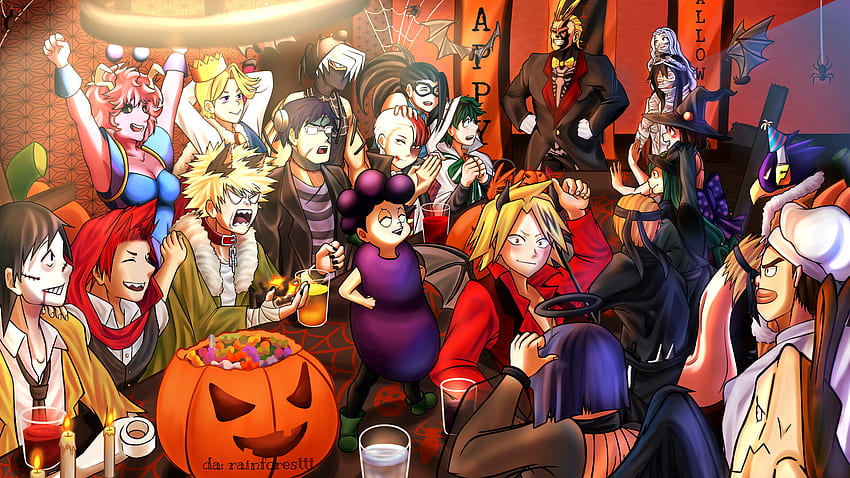 ArtStation - My Hero Halloween - Class 1A Fanart, Forest シ, MHA Halloween HD wallpaper