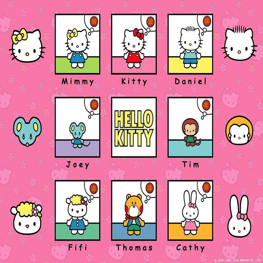 Hello Kitty Friend Thought. Whatsapp. Anime. Quote, Pinki Lili HD phone wallpaper