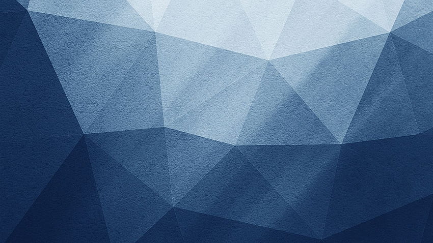 Многоъгълна синя текстура с абстрактен модел на фона HD тапет