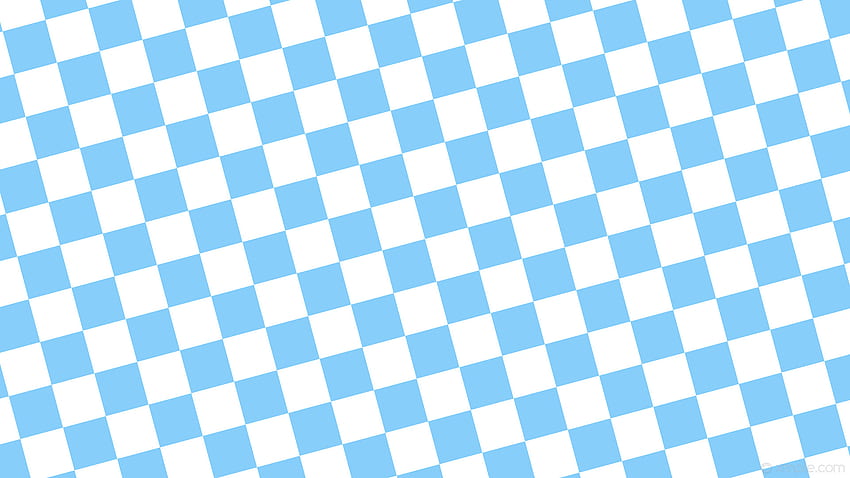 파란색과 흰색 체크 무늬 HD 월페이퍼