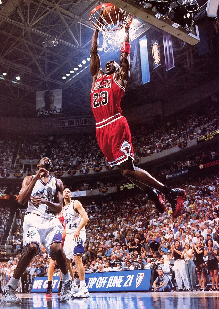 Michael Jordan, basquete retrô Papel de parede de celular HD