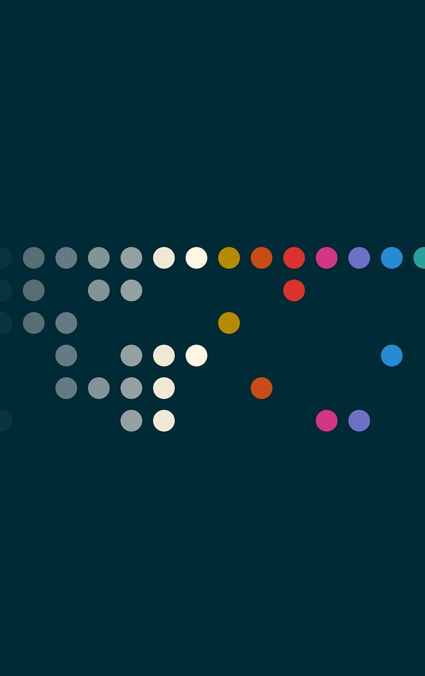simple, dots, colorful, iphone 5 HD phone wallpaper