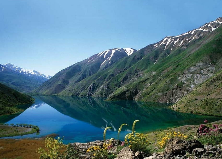 lake gahar, nature, fun, lake, mountain HD wallpaper
