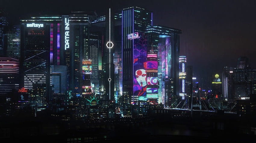 Night City under the rain - Cyberpunk 2077 , Rain Night City HD wallpaper