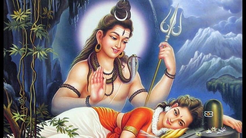 Hindu Goddess Parvati Maa And Shiva Good Morning Wishes Greetings, Shiva  Parvathi HD wallpaper | Pxfuel