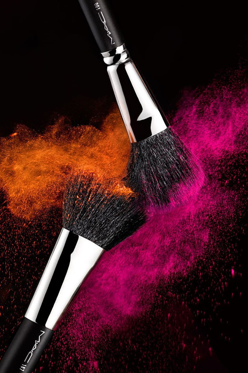 MAC brushes. graphy by Greg Broom. Cosmetic Work, Mac Makeup HD phone wallpaper
