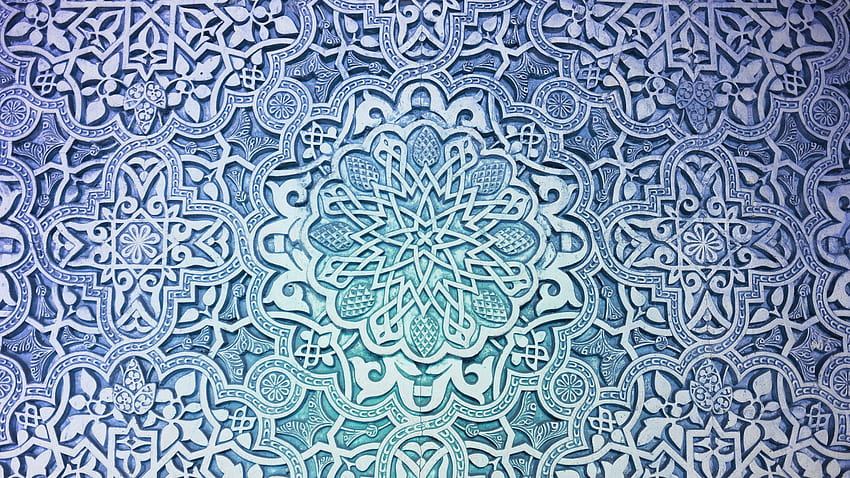Alhambra 470237, Islamic Mosaic HD wallpaper