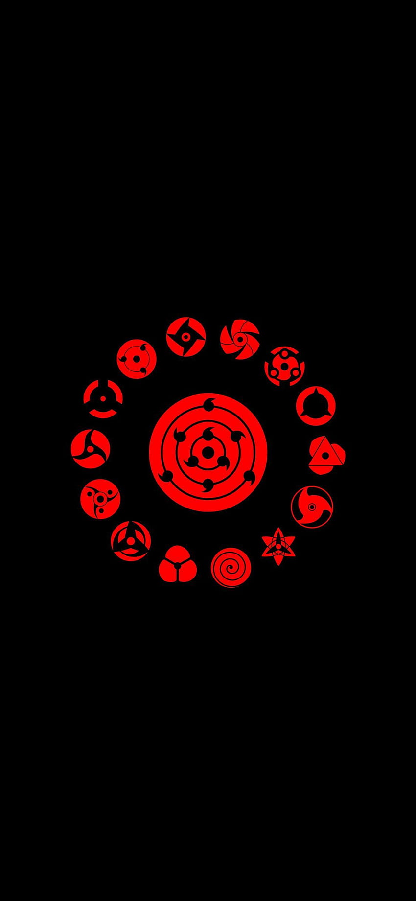 Il Clan Uzumaki, il logo del Clan Uchiha Sfondo del telefono HD
