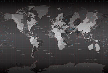 The world time zone map