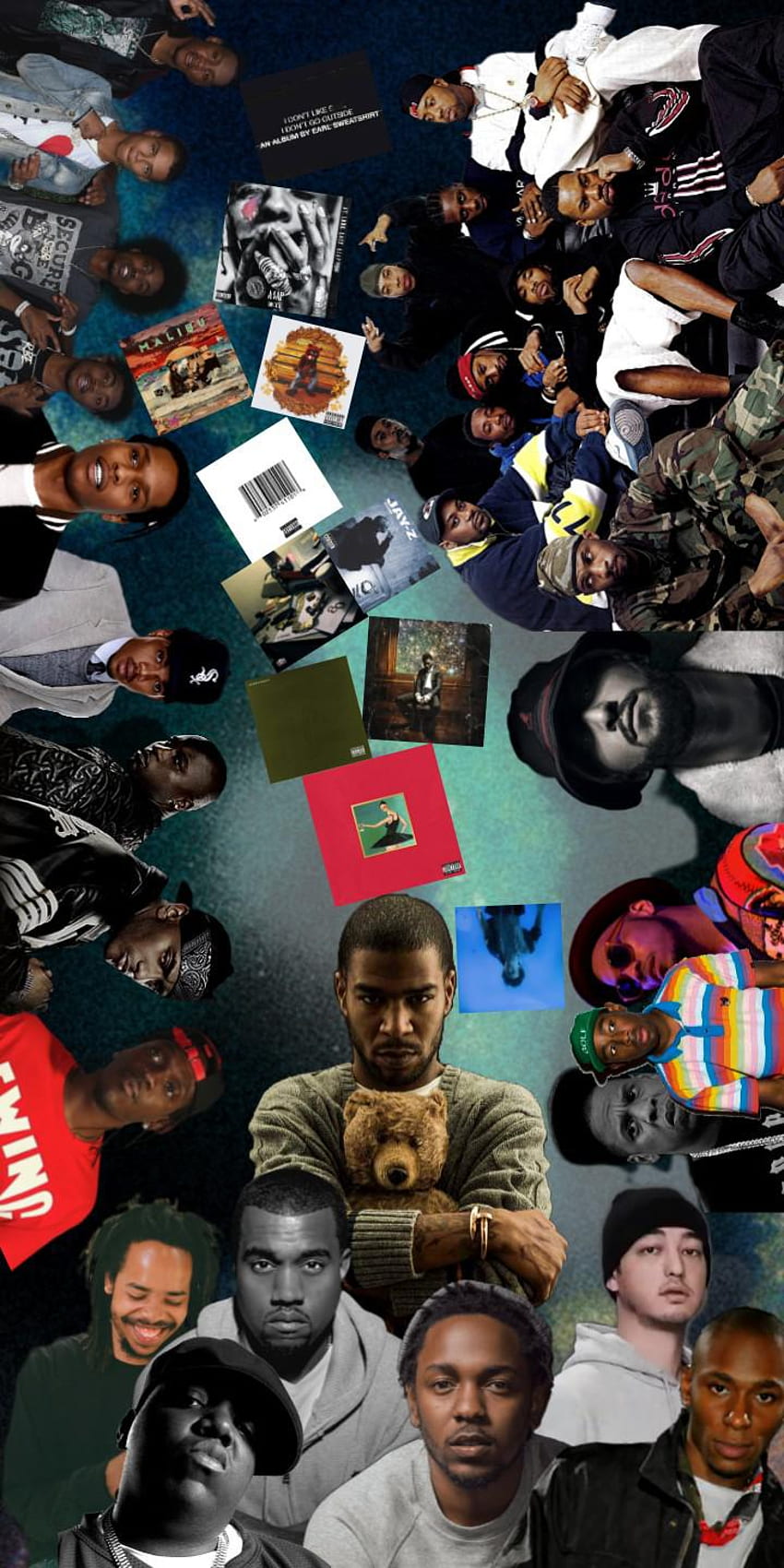 self made rapper collage wallpaper pt2  rhiphopwallpapers