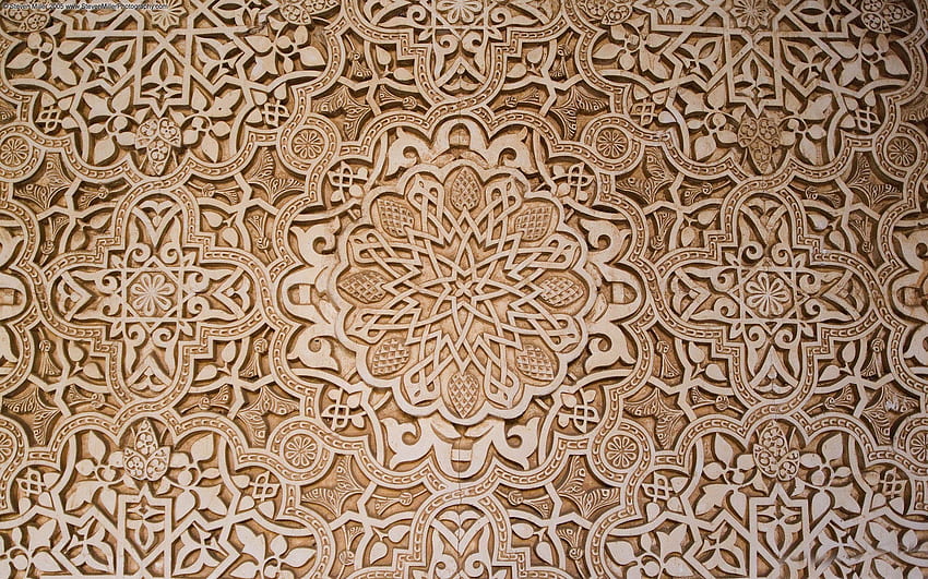 モロッコの背景 - アルハンブラ パターン 高画質の壁紙