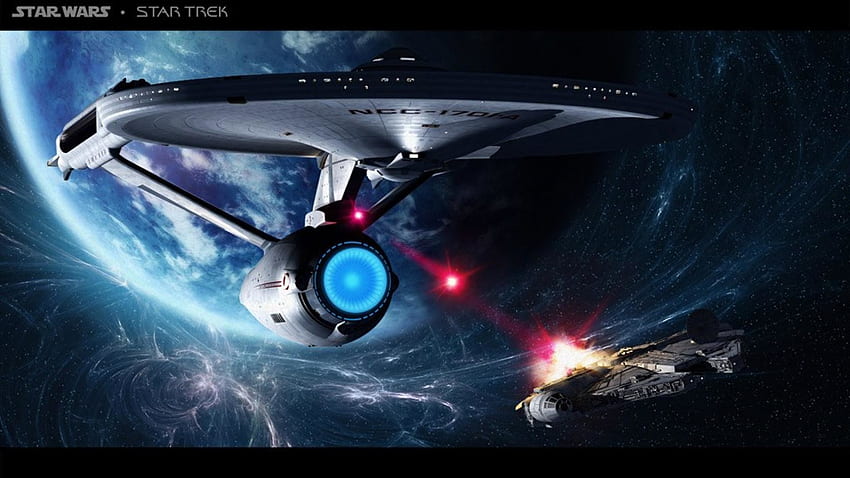 star trek enterprise fights spaceship battle movie . ... HD wallpaper