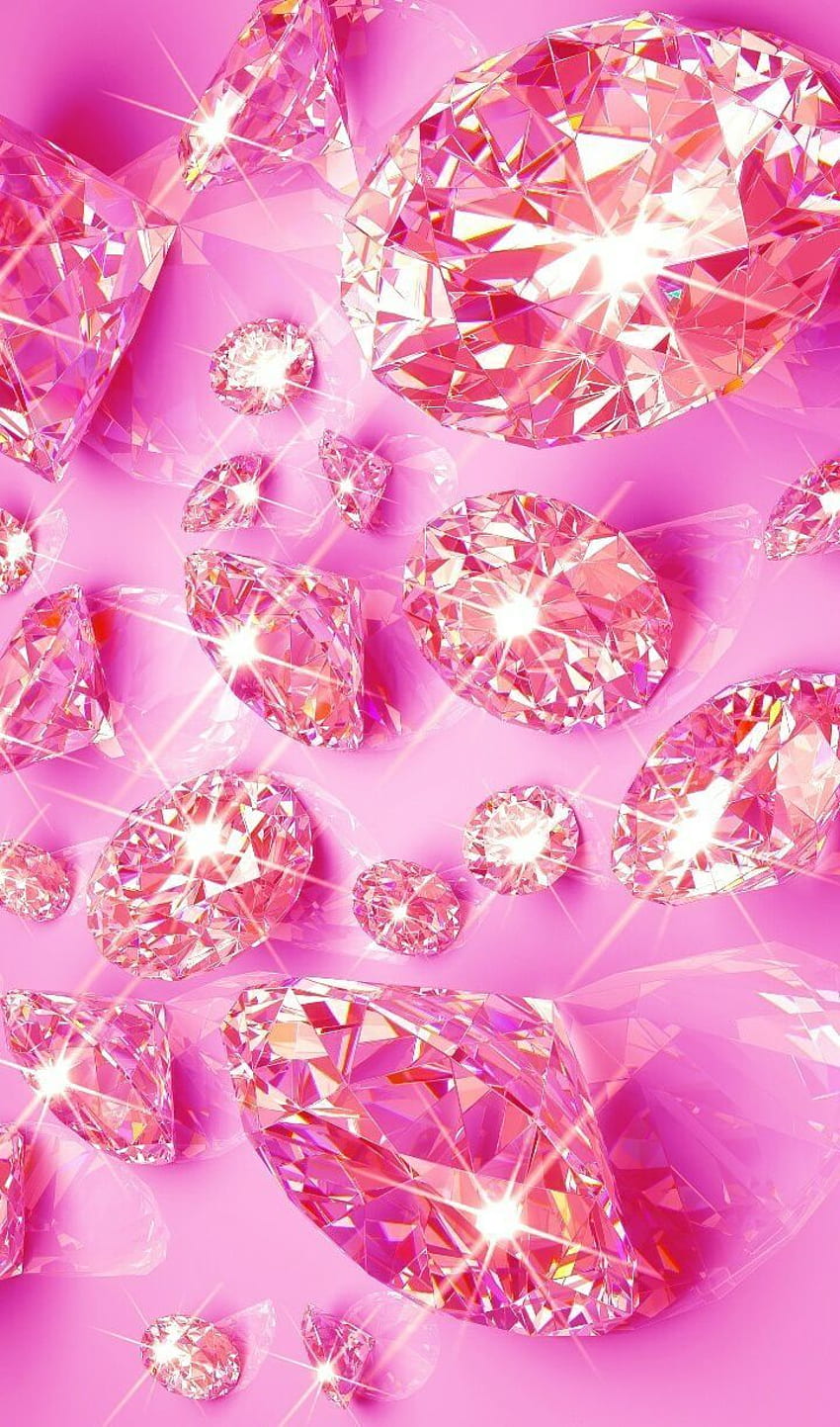 Diamond : pink. Pink diamond, Diamond Aesthetic HD phone wallpaper