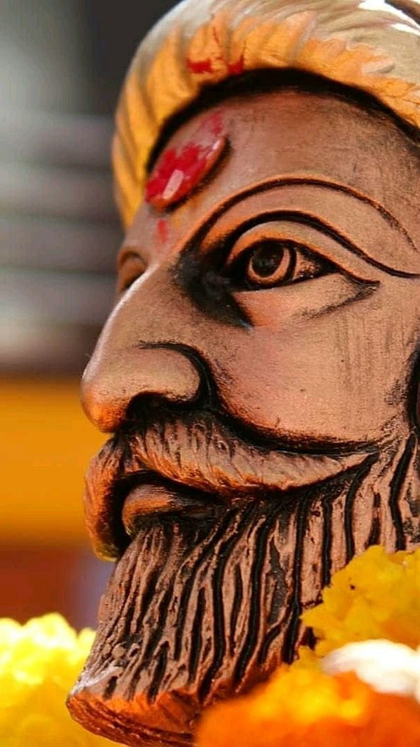 Ścięcie twarzy Shivaji Maharaj, twarz, radża Tapeta na telefon HD