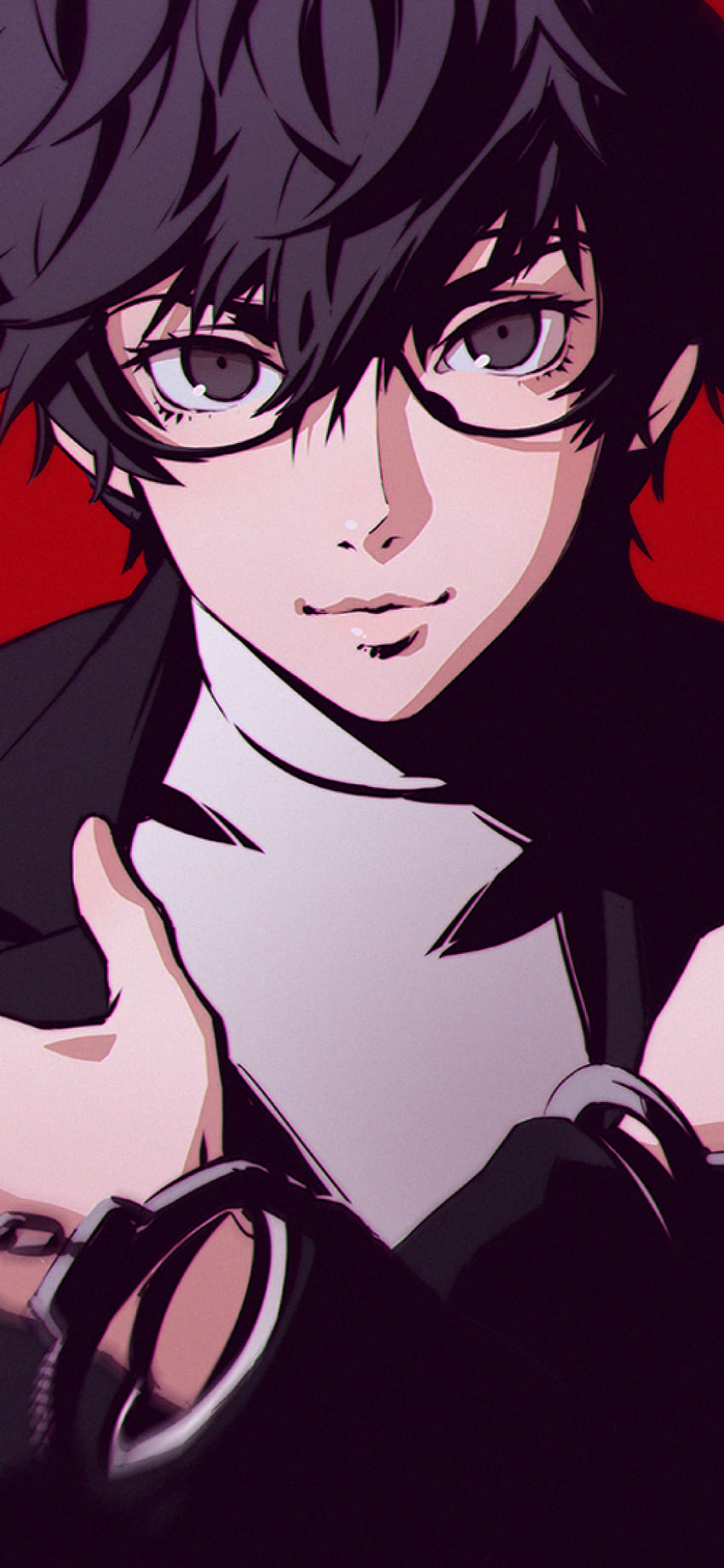 Persona 5, Kurusu Akira, Glasses HD phone wallpaper | Pxfuel